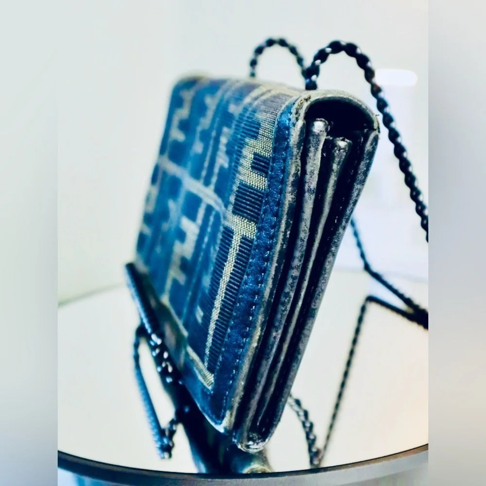 Authentic VTG Fendi Wallet Iconic FF Zucca Print